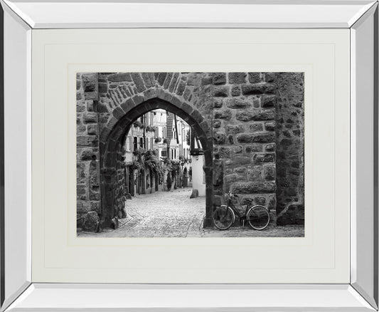 Mirrored Frame Bicycle Of Riquewihr By Monte Nagler