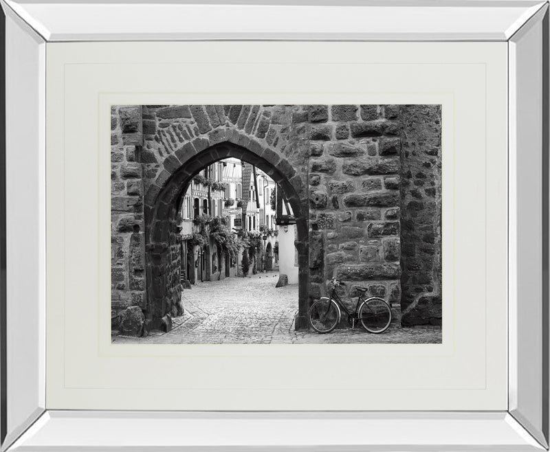 Mirrored Frame Bicycle Of Riquewihr By Monte Nagler