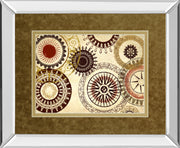 Mirrored Frame Egyptian Textile By Michael Marcon