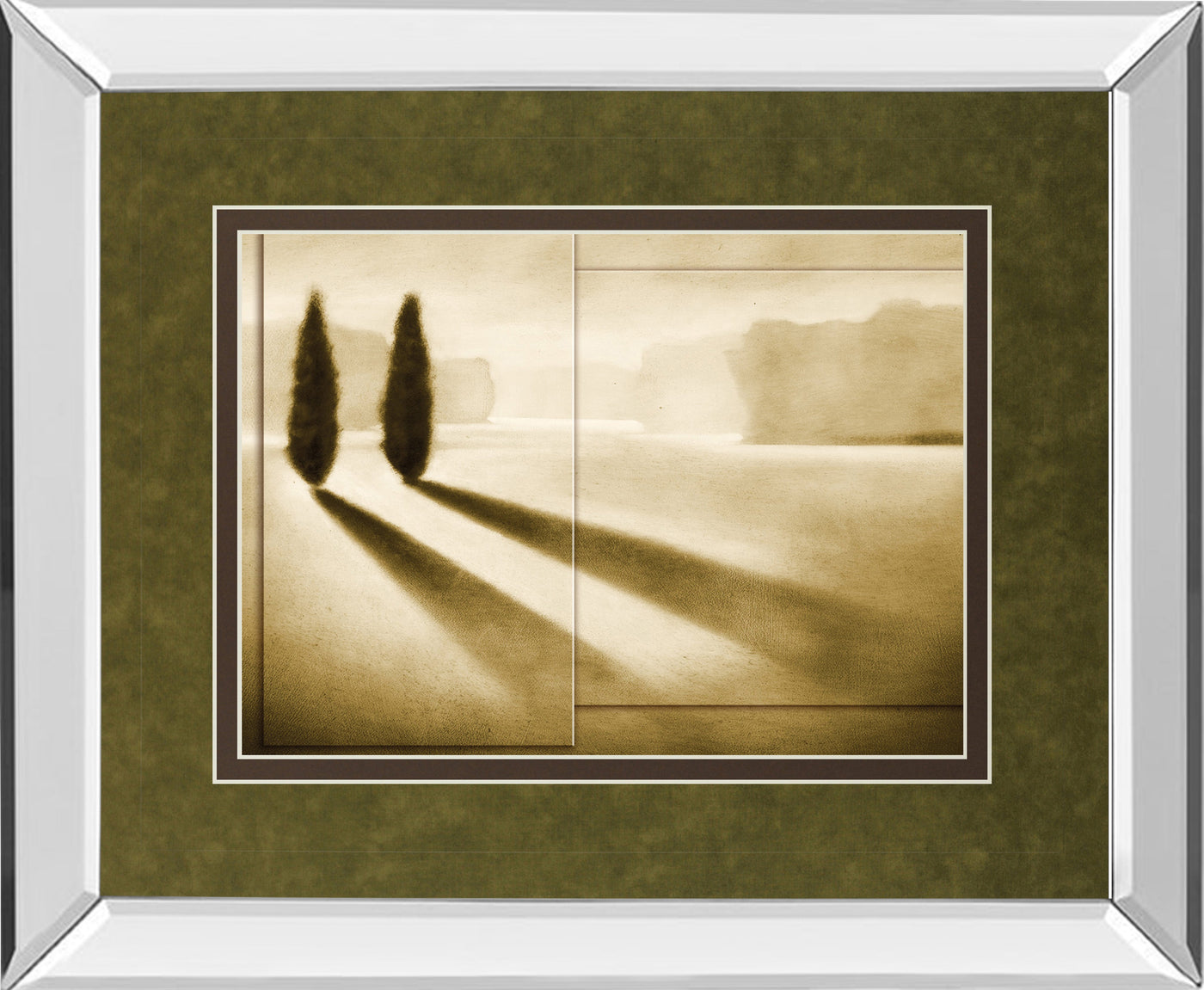 Mirrored Frame Cyprus Eclipse I By Brent Collins