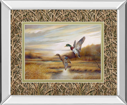 Mirrored Frame Mallards By Ruanne Manning ***Monl***