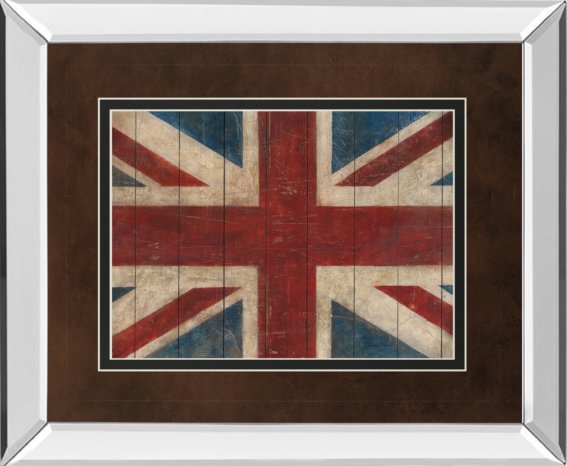 Mirrored Frame Union Jack By Avery Tillman