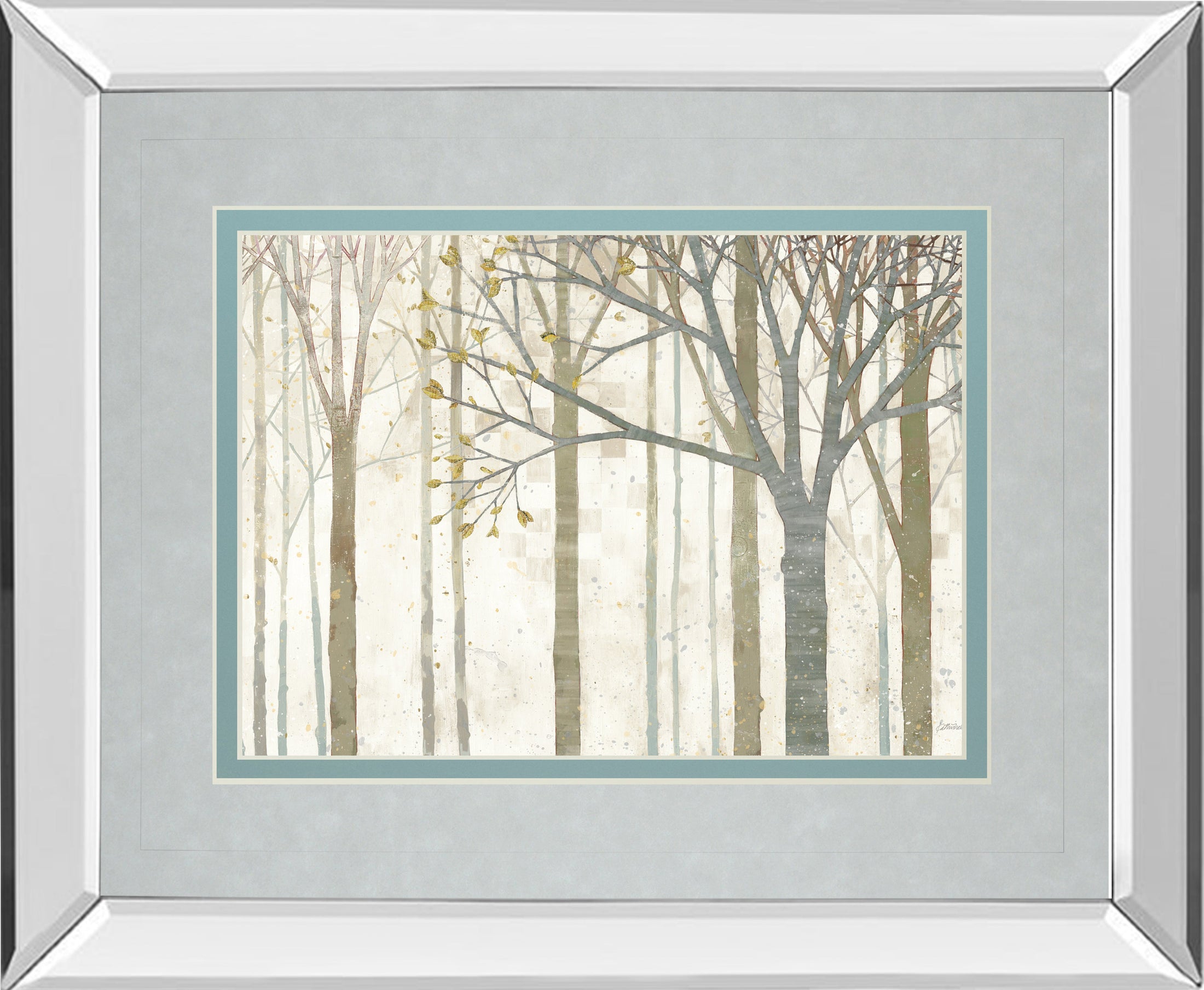 Mirrored Frame In Springtime No Border By Katherine Lowell