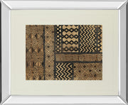 Mirrored Frame Kuba Abstract By Sue Schlabach