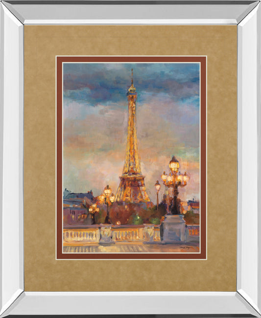 Mirrored Frame The Beginning Of The Evening By Marilyn Hageman