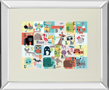 Mirrored Frame Animal Abc By Julian Phillips