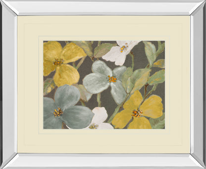 Mirrored Frame Garden Party In Gray 2 By Lanie Loreth