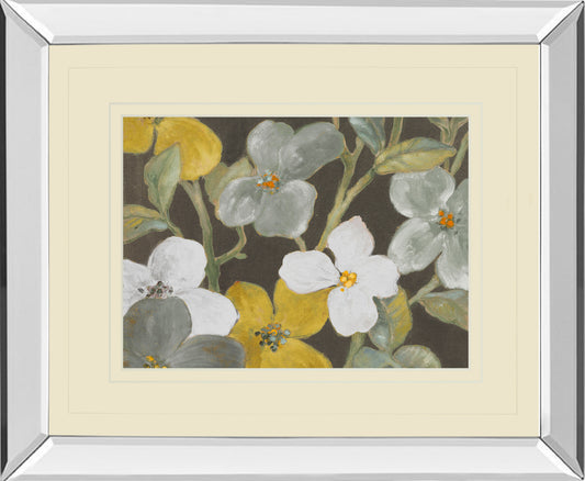 Mirrored Frame Garden Party In Gray 1 By Lanie Loreth