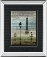 Mirrored Frame Paris 1 By Allen Lanbert