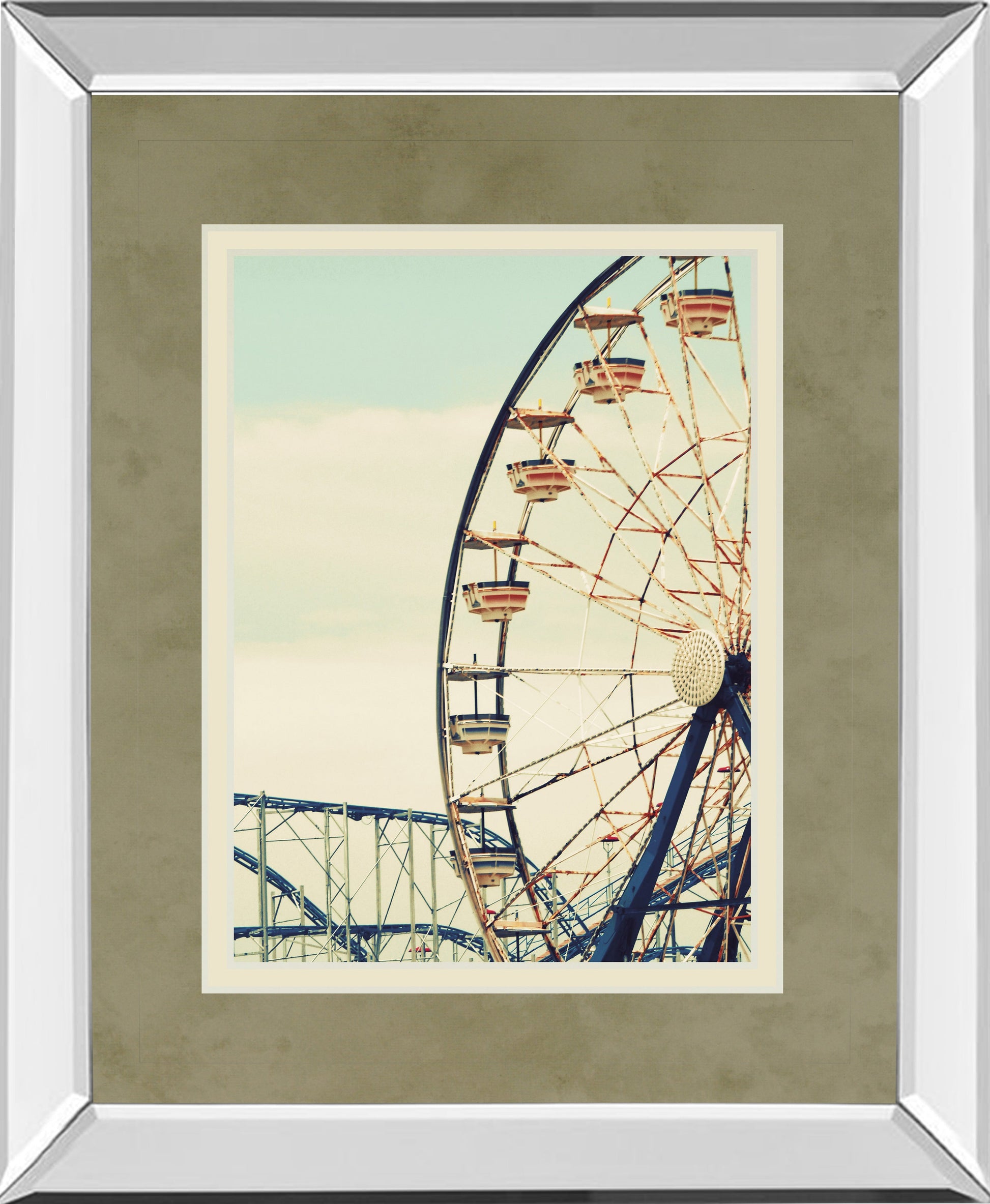 Mirrored Frame Retro Ferris By Gail Peck