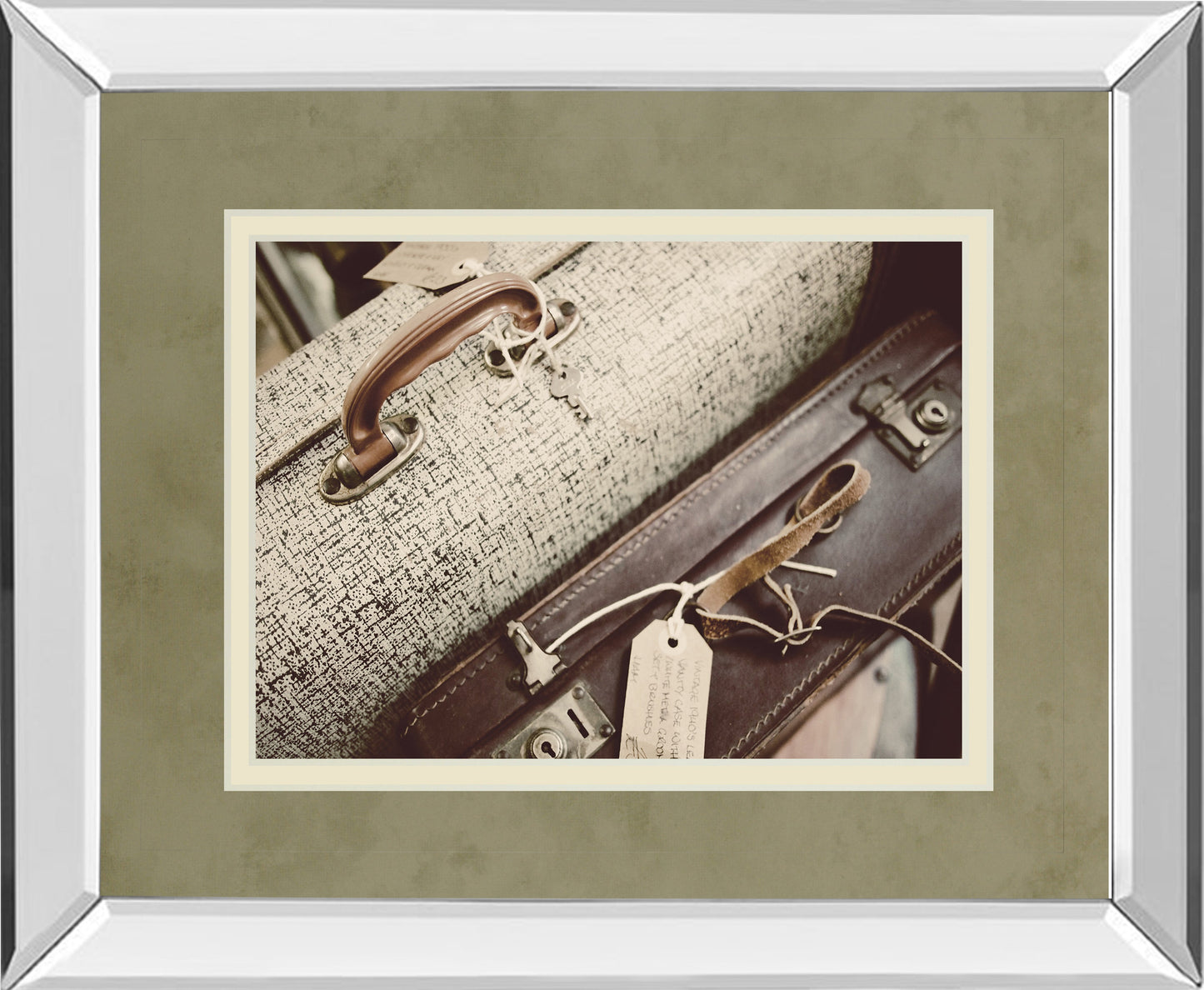 Mirrored Frame Old Travelers By Gail Peck