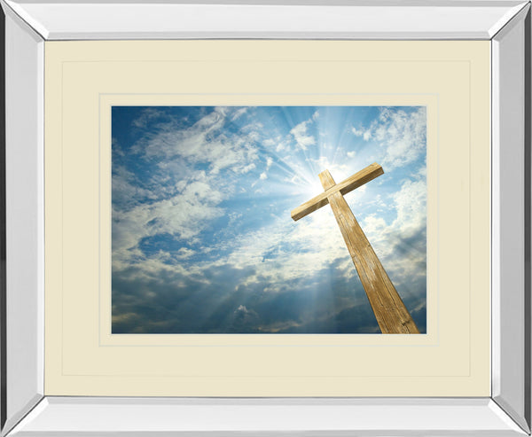 Mirrored Frame Cross In The Sky By Viadischern