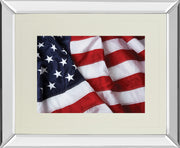 Mirrored Frame American Flag By Kikk