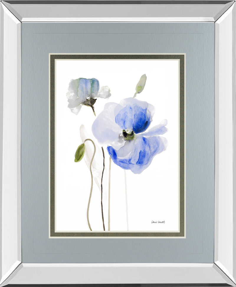 Mirrored Frame All Poppies I By Lanie Loreth