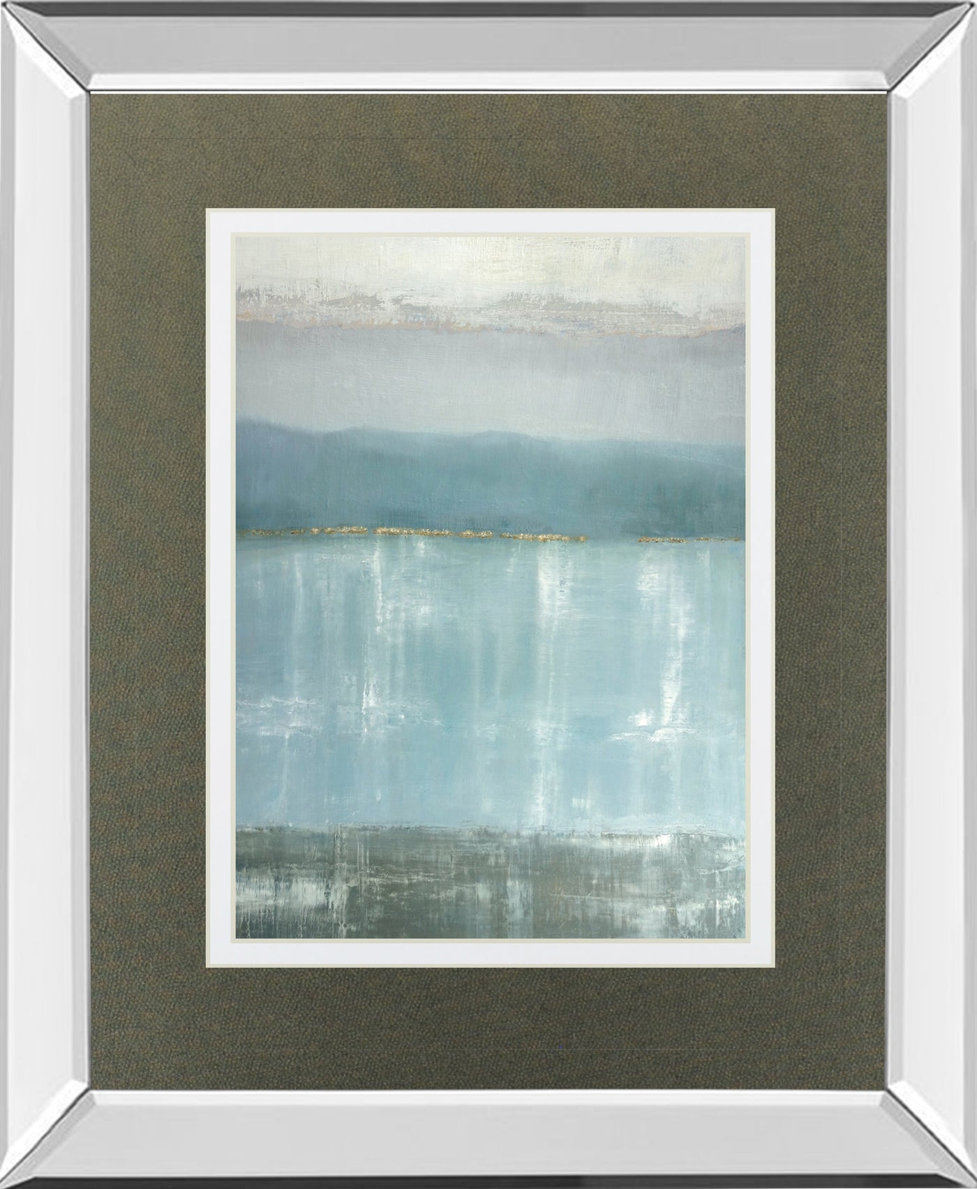 Mirrored Frame Twilight Blues By Caroline Gold ***Monl***