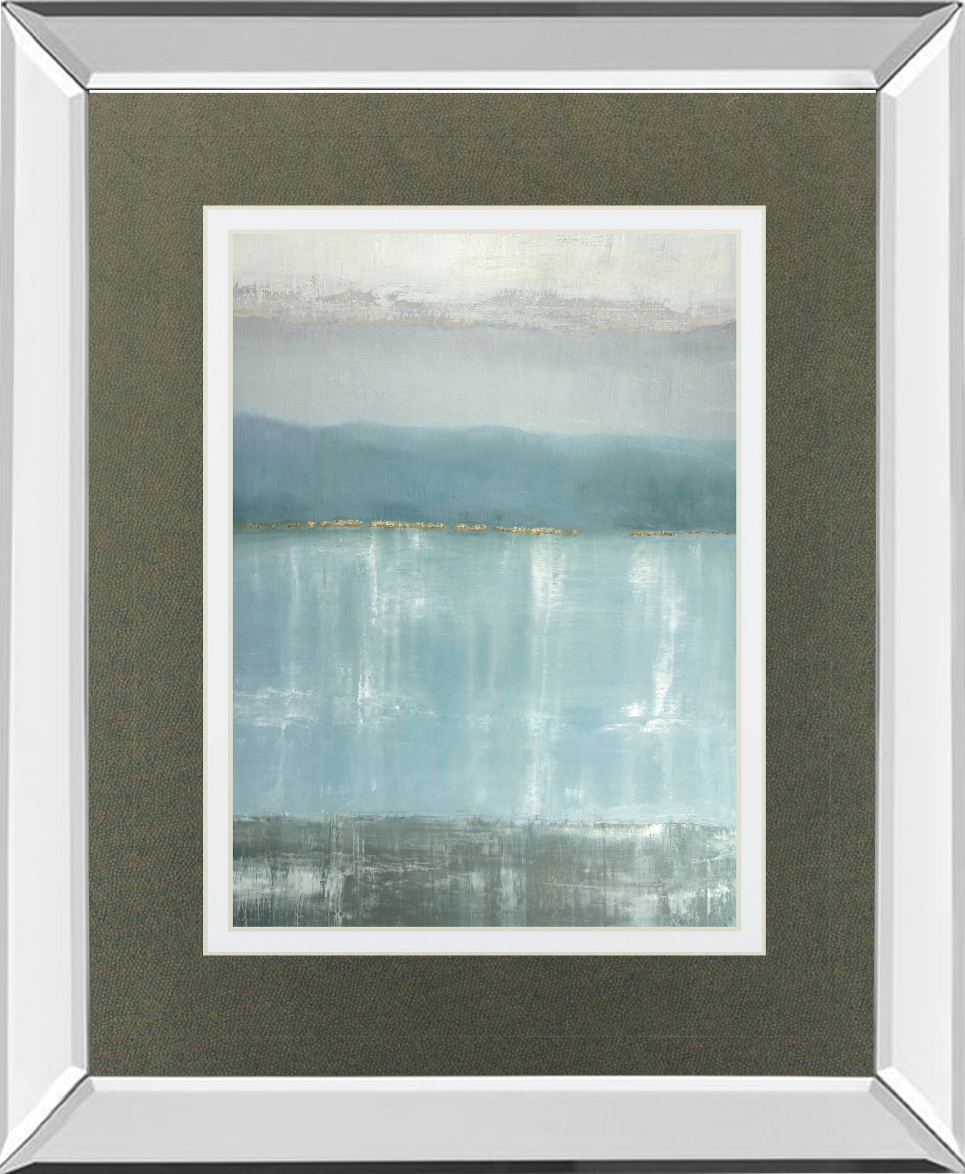 Mirrored Frame Twilight Blues By Caroline Gold ***Monl***