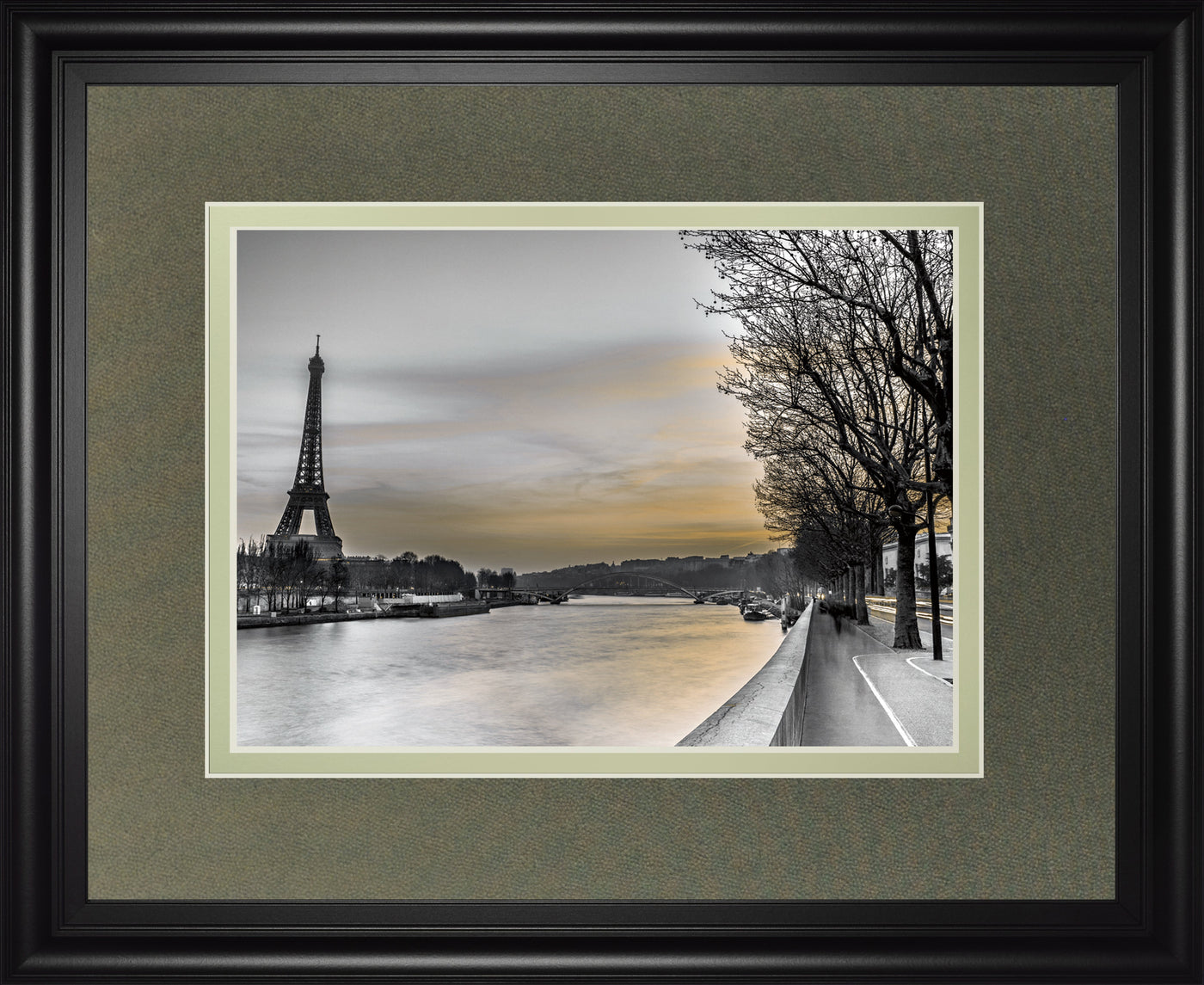 River Seine And The Eiffel Tower By Assaf Frank