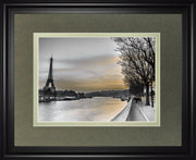 River Seine And The Eiffel Tower By Assaf Frank