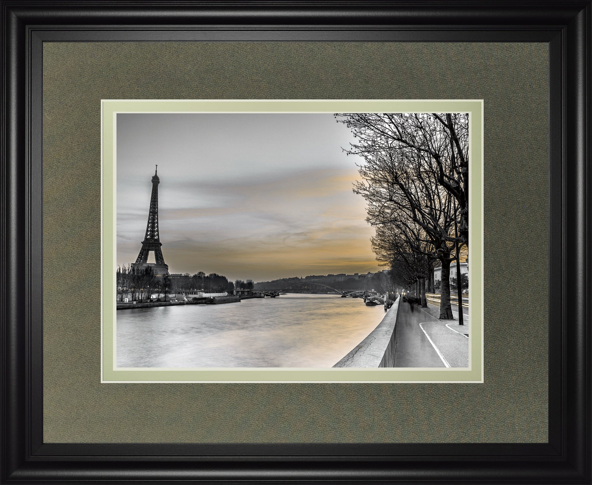 River Seine And The Eiffel Tower By Assaf Frank