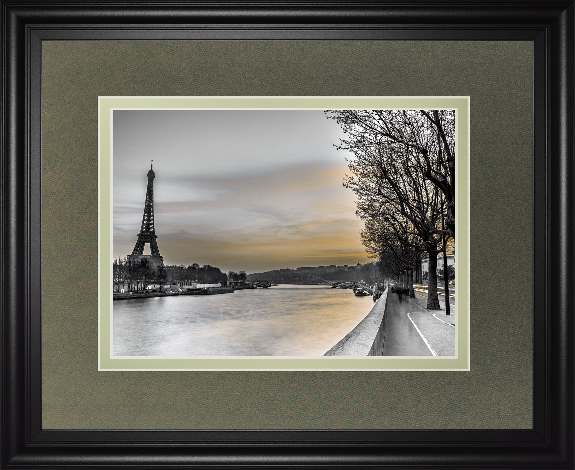 River Seine And The Eiffel Tower By Assaf Frank
