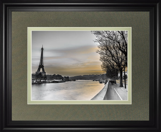 River Seine And The Eiffel Tower By Assaf Frank