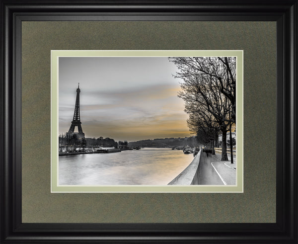 River Seine And The Eiffel Tower By Assaf Frank
