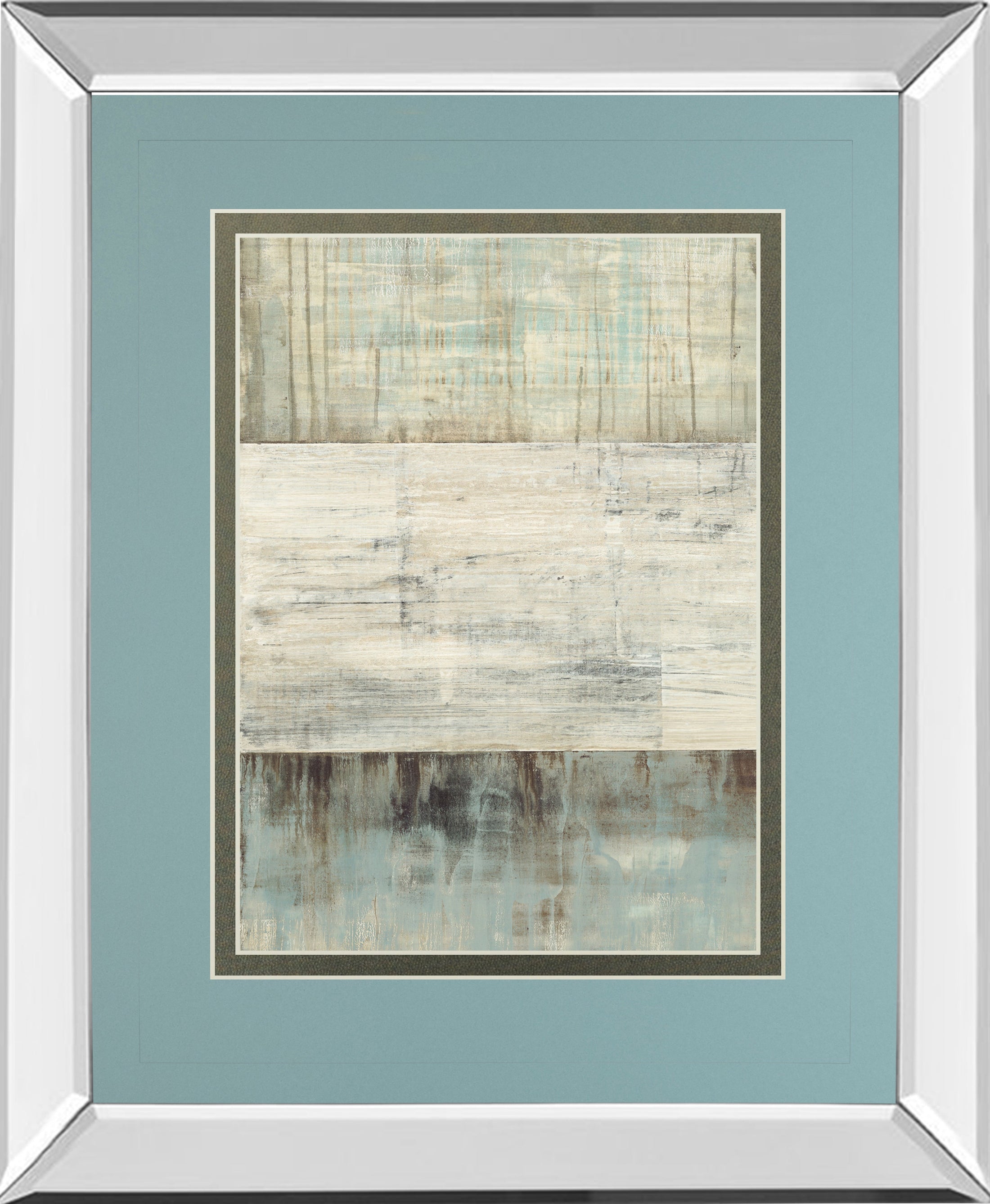 Mirrored Frame Of Fog & Snow By Heather Ross