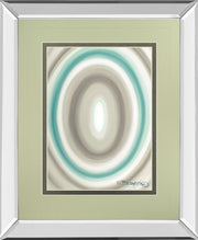 Mirrored Frame Concentric Ovals #1 By David Bromstad