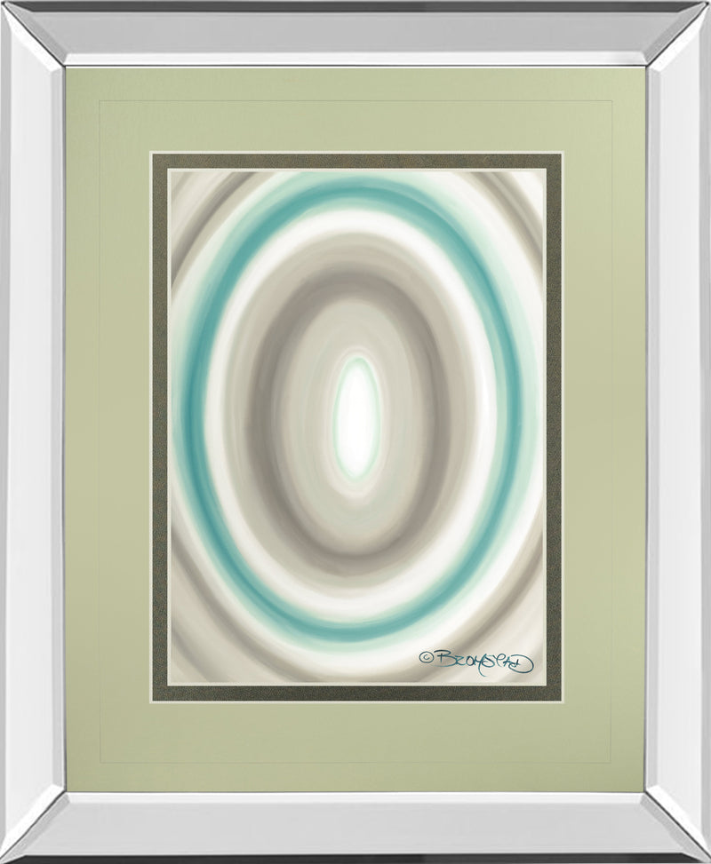 Mirrored Frame Concentric Ovals #1 By David Bromstad