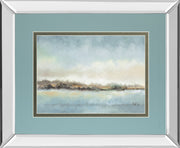 Mirrored Frame Calm Horizon By Tita Quintero