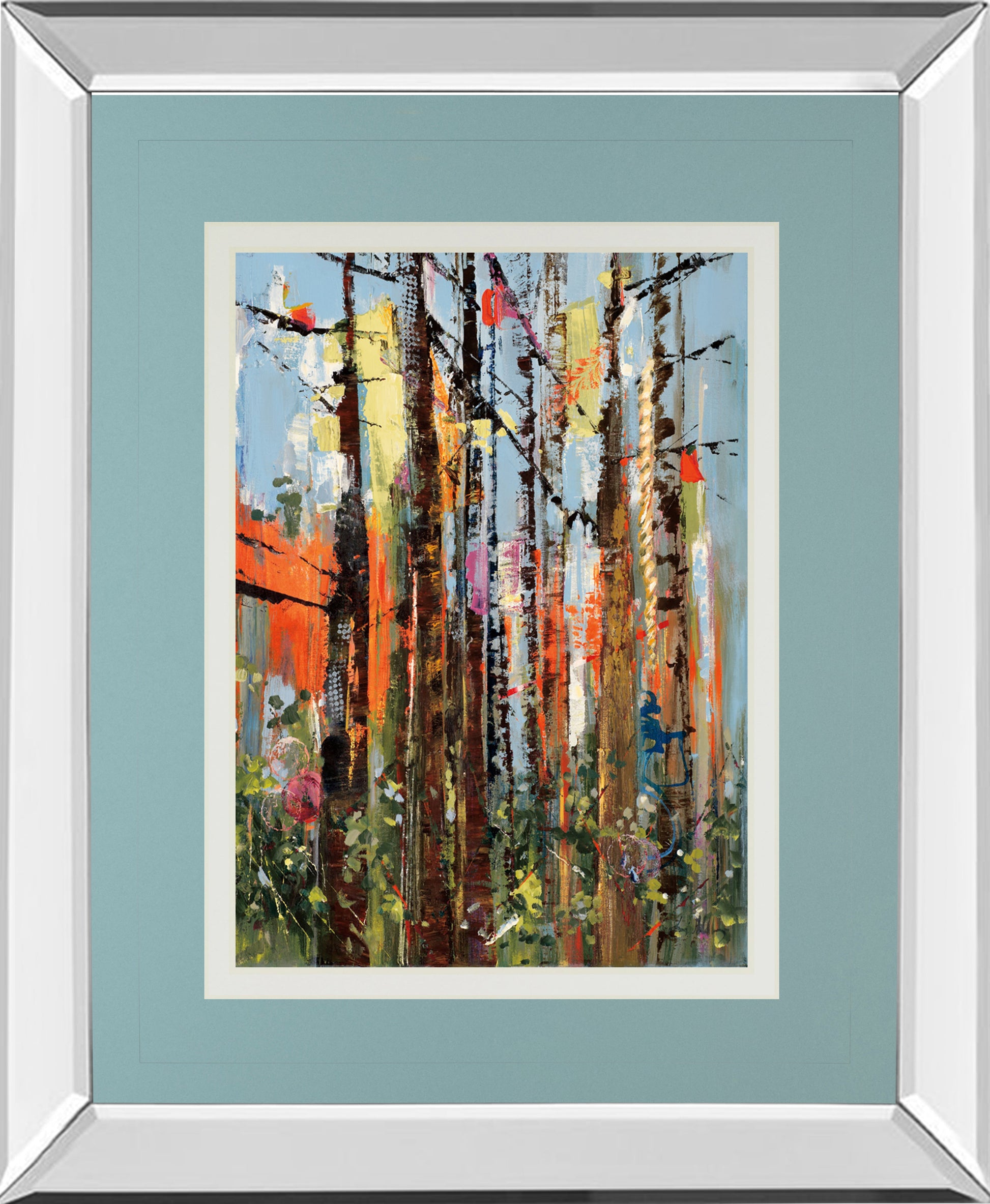 Mirrored Frame Eclectic Forest By Rebecca Meyers