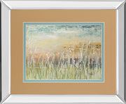 Mirrored Frame Muted Grass By Patricia Pinto