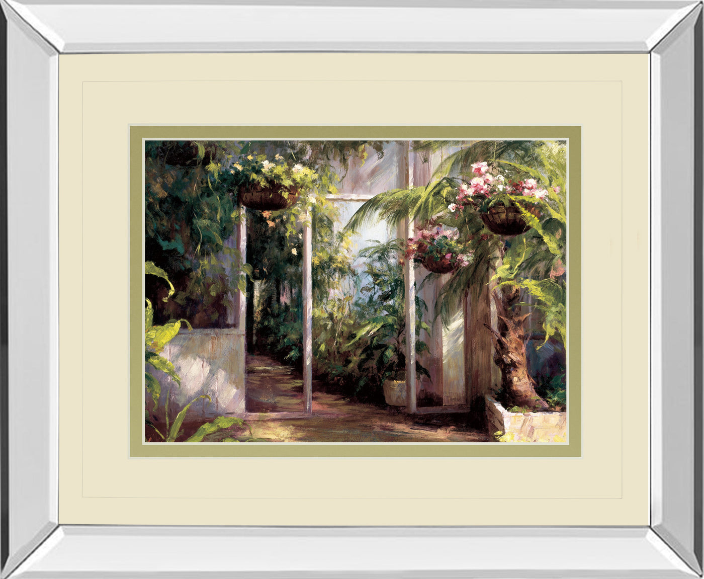 Mirrored Frame Atriums First Light I By Hali