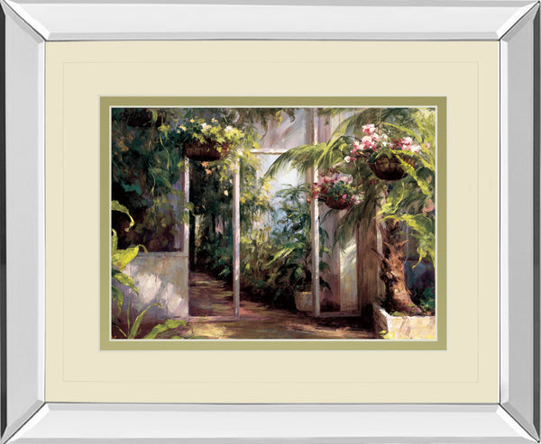 Mirrored Frame Atriums First Light I By Hali