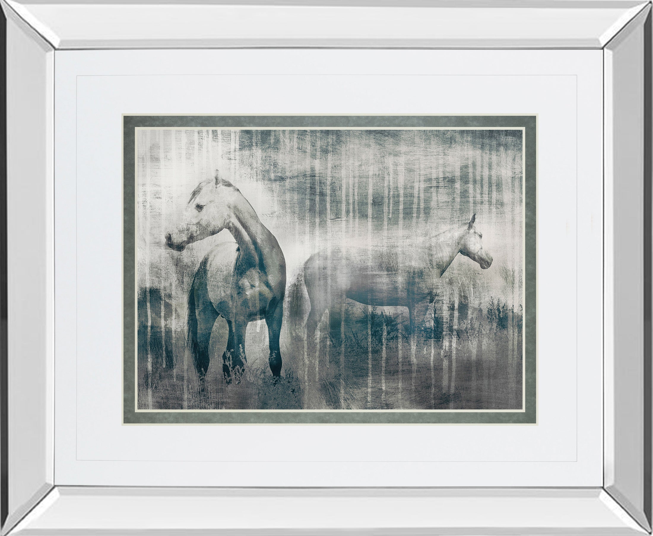 Mirrored Frame Grey Serenade By Edward Selkirk