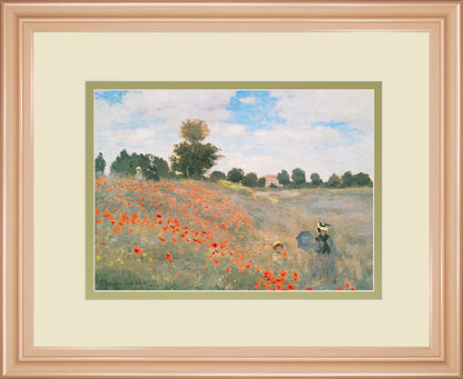 Wild Poppies, Near Argenteuil By Claude Monet
