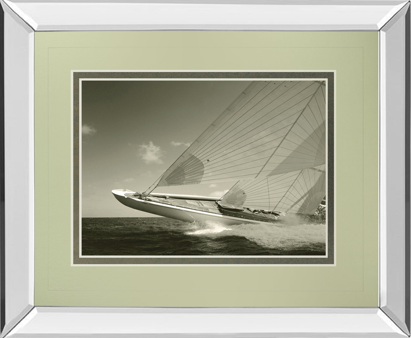 Mirrored Frame Sea Spray II By Michael Kahn