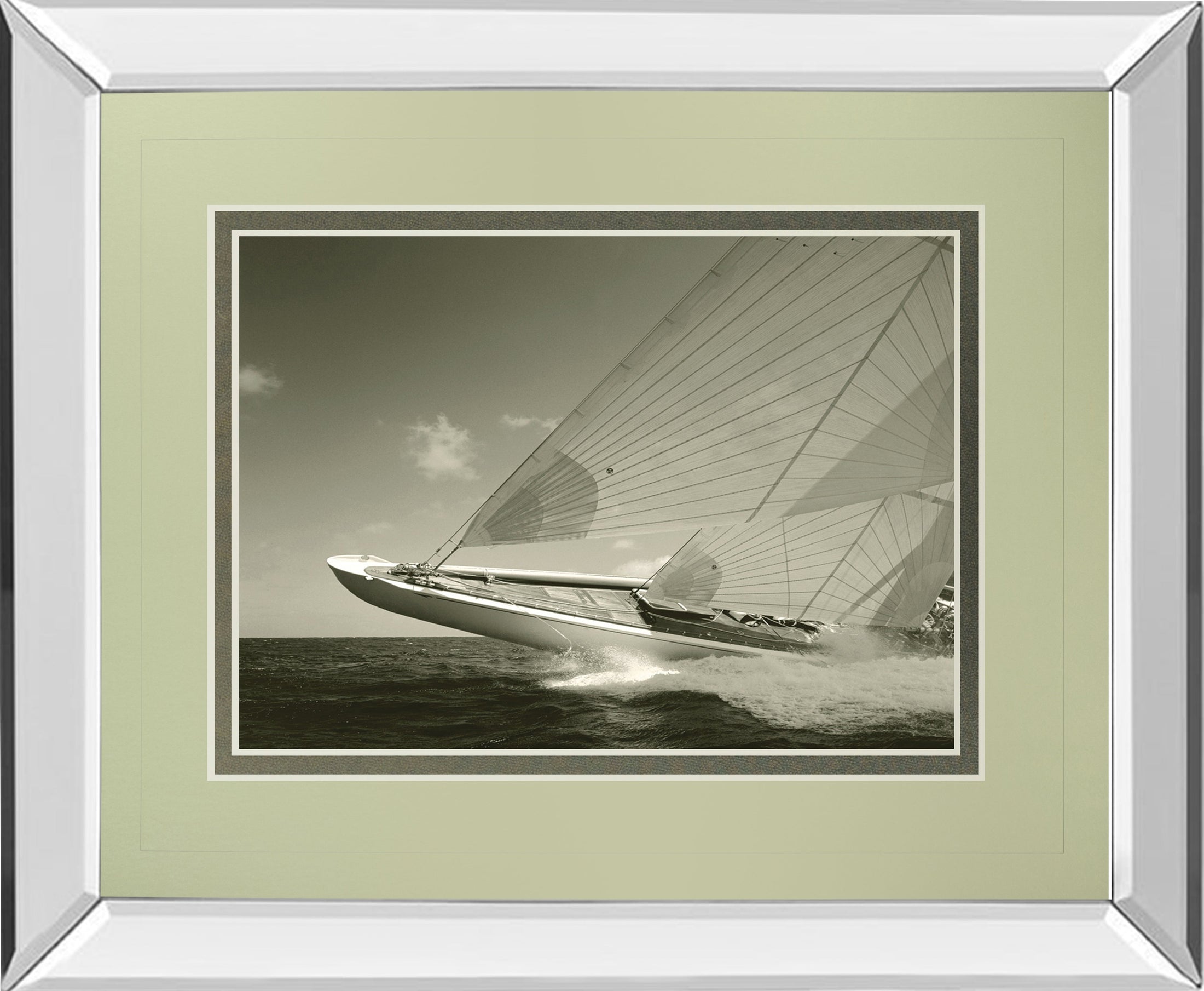 Mirrored Frame Sea Spray II By Michael Kahn