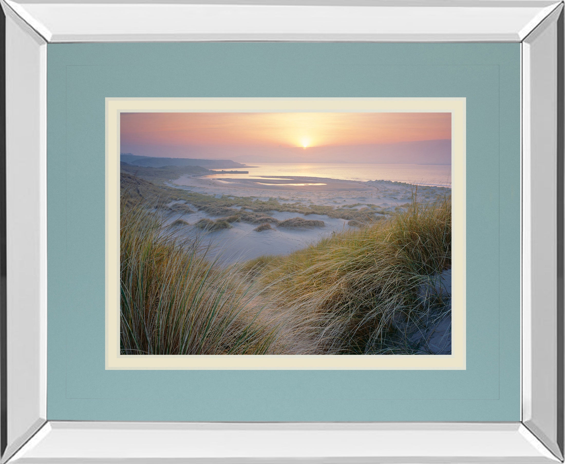 Mirrored Frame Budle, Misty Sunset By Joe Cornish