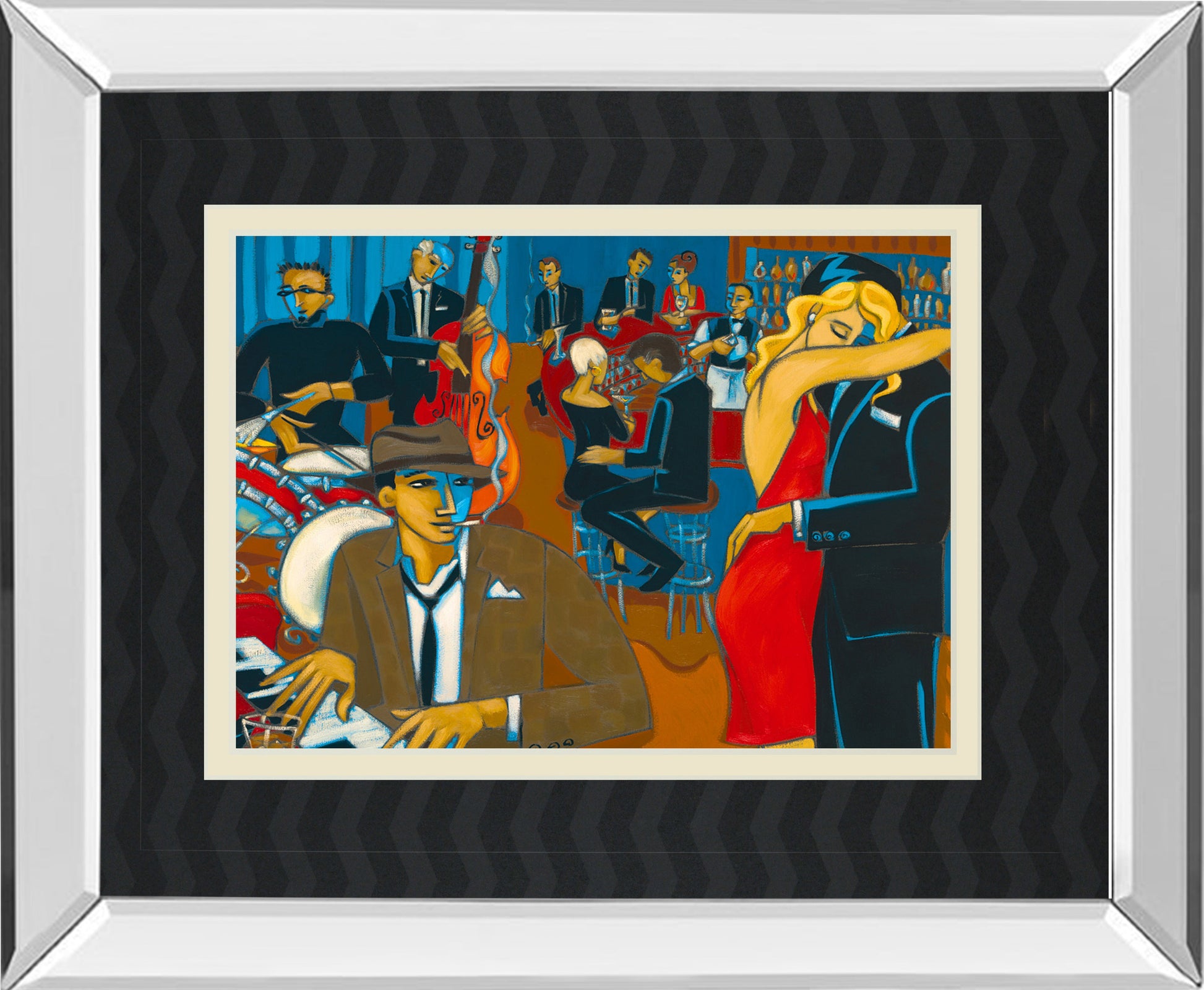 Mirrored Frame After Hours By Marsha Hammel