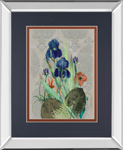 Mirrored Frame Summer Flowers I By Ken Hurd