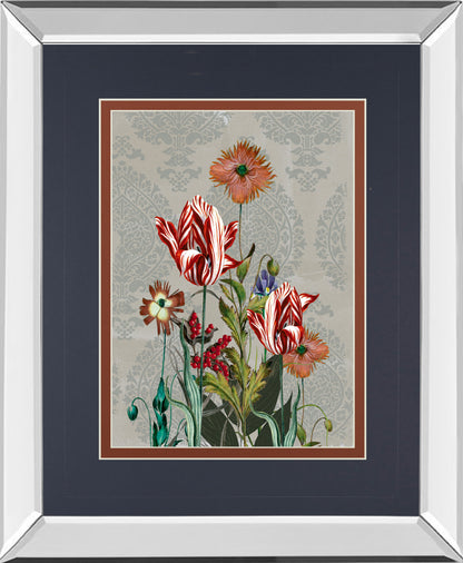 Mirrored Frame Summer Flowers II By Ken Hurd