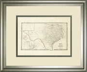 New Map Of The State Of Texas By Johnson And Wank