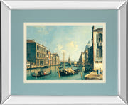 Mirrored Frame The Grand Canal, Venice The Rialto Bridge By Antonia Canaletto