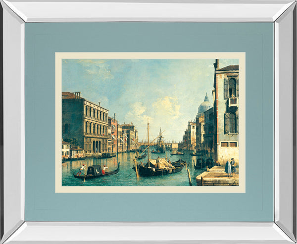 Mirrored Frame The Grand Canal, Venice The Rialto Bridge By Antonia Canaletto