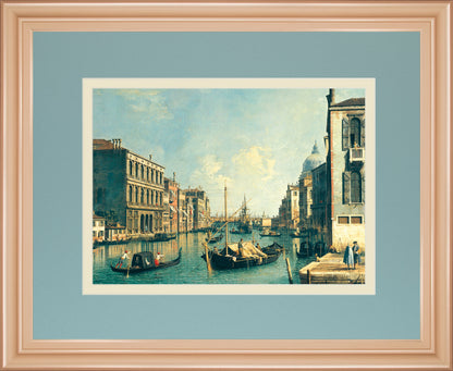 The Grand Canal, Venice The Rialto Bridge By Antonia Canaletto