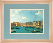View Of The Canal Of Santa Chiara By Antonia Canaletto