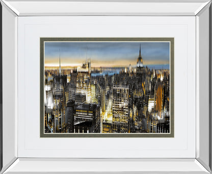 Mirrored Frame Big City By Alan Lambert
