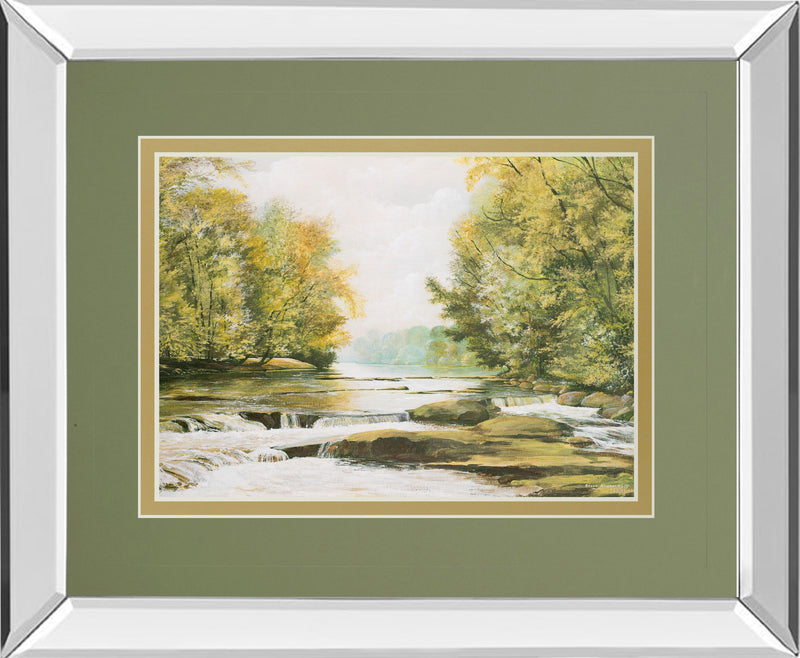 Mirrored Frame Fireman'S Park By Bruce Nawrocke