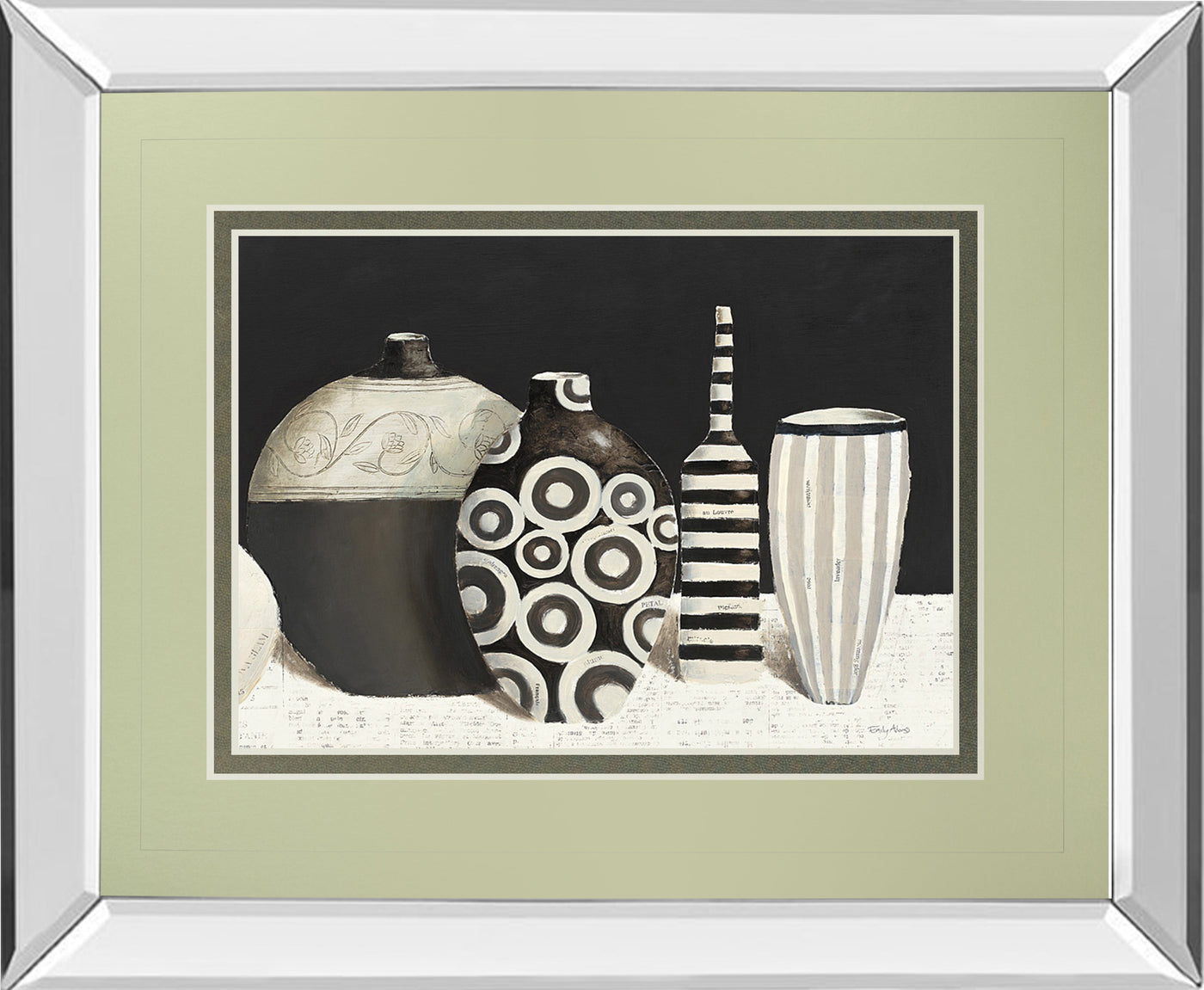 Mirrored Frame Objet D'Art By Emily Adams